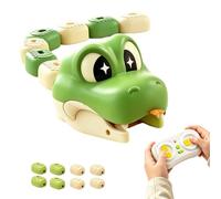 Jouet serpent magnétique télécommandé avec lumière et son (vert) | Jeu de serpent magnétique avec télécommande, jouet serpent télécommandé, rechargeable par USB, compétition pour garçons et