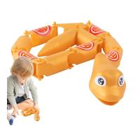 Jouet serpent multiarticulé - Serpent segmenté mobile, réplique animale mobile de 30,5 cm, figurine coulissante réaliste avec écailles détaillées | Accessoire de gag interactif pour festival