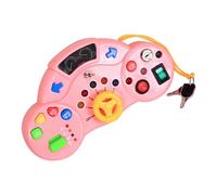 Jouet Simulateur de Conduite | Avec Et Son Multifonctionnel Jeu Éducatif Dessin Animé | Volant Jouet De Voiture, Pour Jeu, Shopping, Poussette, Voiture, Fêtes, Salle, Maison Et