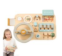 Jouet simulateur de conduite enfant,Jouets interactifs sensoriels pour apprendre à conduire,Tableau d'Activité Simulateur de Conduite - Fille Garçon Voyage Anniversaire Salle de Jeu Classe Maison