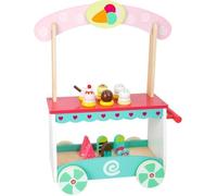 Jouet - SMALL FOOT - Comptoir de glacier - 12 glaces en cornet et bâtons - Rose - Pour enfants de 3 à 8 ans
