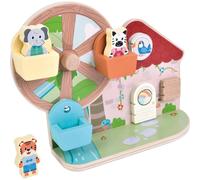 Small Foot – Jouet de motricité Grande roue « Jungle Friends » FSC 100% dès 12 mois