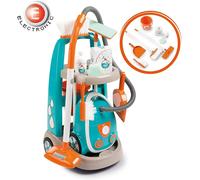 Jouet Smoby Chariot de Ménage + Aspirateur Electronique avec Bruit d'aspiration