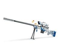 Jouet Sniper Gun M24 Boulon De Traction Manuel Eject The Shell Toy Gun 92cm Amovible Ballessouplesfusil De Sniperde Jeupour GarçOns Enfants Et Adultes Pistolet à Balles Souples en Mousse-Bleu