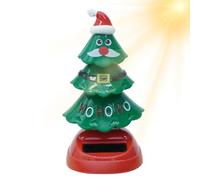 Jouet solaire de Noël pour tableau de bord - Décoration dansante pour décoration de vacances | Construction ABS avec styles de sucette, barbe et étoiles, figurine compacte à énergie solaire pour