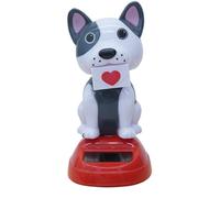 Jouet solaire multifonction en forme de petit animal | Décoration de bureau amusante et mignonne - Mini hochet secouant la danse pour tableau de bord de voiture, console centrale