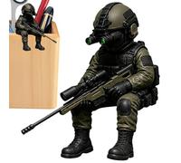 Jouet Soldat,Petit Coffret De Jeu Réaliste Miniature Scène Militaire Avec Figurines Et Accessoires | Petite Figurine Soldat Miniature - Pour Décoration Chambre Garçons Fête Projets Éducatifs Jeux D'Im
