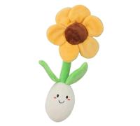 Jouet sonore pour chiot | Jouet en peluche pour chien en forme de fleur - Soulagement de la solitude et jouet interactif amusant pour chien, chat, animaux domestiques