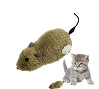 Jouet souris à monter - Jouet mécanique pour chats, chats interactifs pour chats, jeux de suivi des chats, jouet à mâcher adapté à tous les types de chats, jouet à soupe