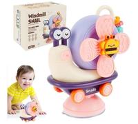 Jouet Spinner Bebe Ventouse 6-12 Mois Jeux Montessori Sensoriel Bebe 1 an Jouets d'éveil Hochet Bebe Jeu Bain Bébé 7 8 9 10 11 Mois