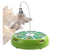 Jouet spinner pour chat, tourne-disque pour chat, tourne-disque pour chat électrique pour chatons pour travail autonome, jouet d'exercice pour chat jouet intelligent pour chat