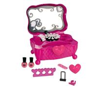 Jouet - SPLASH TOYS - Barbie Glamtastic magic manucure bar - Coffre sonore et lumineux - Accessoires inclus