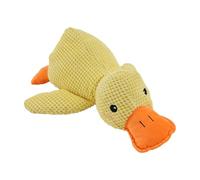 Jouet Squeak pour chiens - Peluche apaisante pour chiots de 20 cm, jeu de mastication interactif, son doux Quacking | accessoire de divertissement pour chien d'intérieur pour élever