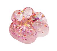 Jouet Squishy Patte De Chat, Cat Paw Squeeze Toy avec Une Forte Résilience | Nouveau Jouet en Silicone Squeeze Patte De Chat Anti-Stress pour Enfant Et Adultes Relaxation 7x6,5cm