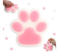 Jouet Squishy Patte de Chat, Cat Paw Squishy, Nouveau Jouet en Silicone Squeeze Patte de Chat Anti-Stress, Jouets à Presser pour Soulager l'Anxiété