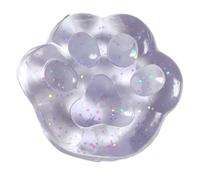Jouet Squishy Patte de Chat Jouet à Presser en Forme de Patte de Chat - Jouet à Rebondissement Lent pour Patte de Chat, Paillettes Jouets à Pincer Jouets Anti-Stress Relaxants en Forme Patte Chat