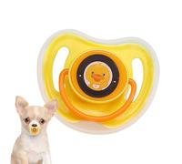 Jouet sucette pour chien - Jouet interactif à mâcher pour chiots, silicone doux pour la dentition, léger et sûr, design amusant et grinçant | Solution hygiénique pour l'allaitement