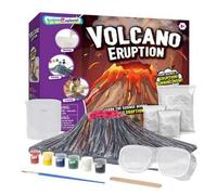 Jouet Sûr Avec Des Éruptions Volcaniques, Kit D'expérimentation Volcanique Peinte Avec De La Poudre De Plâtre, Jouet De Simulation Pour La Maison, Bricolage, 1 Ensemble