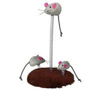 Jouet Sur Ressort Mouse Family, Ø 15 × 22 Cm - 4070 - Mon Animalerie G