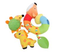 Jouet suspendu pour poussette de bébé, hochet suspendu en peluche, animal éducatif mignon, jouet pour poussette pour bébé, peluche douce, développement sensoriel, conception (Typ 2)