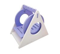 Jouet swing coloré Eco Board Swing Toy pour animal de compagnie Collier d'alimentation interdit (violet, taille unique)