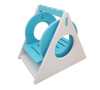 Jouet swing coloré Eco Board Swing Toy pour hamster - Collier électrique interdit (bleu, taille unique)