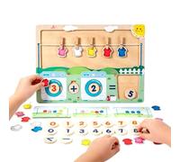 Jouet Tableau de Mathématiques Interactif Éducatif Sûr En Bois | Planches De Traçage Nombres Jeux Pour Pour École, Classe, Maison, Maternelle, Salle De Jeux, École À La Maison, Le Salon