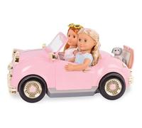 Voiture Retro pour Poupée Rose - Our Generation