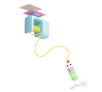 Jouet Teaser Pour Chat D'intérieur - Jeu D'exercice Pour Chat Suspendu 12 X 9 X 5 Cm | Jouets De Chasse Ṕour Chats 150g, Accessoires De Fiançailles En ABS P̀our Animaux Ďe Compagnie, P̃our La
