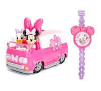 Jouet télécommandé - JADA - The Minnie Mouse Van Happy Helper 1:24 - Radiocommandé - Rose - Disney Princesses