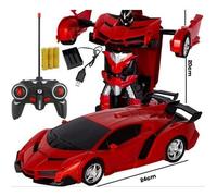 Jouet télécommandé - Modèle de voiture transformateur - 30 cm - Mixte - Pour enfants à partir de 14 ans