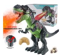Jouet Télécommande Walking Dinosaur Toy Simulation Spray Christmas Gift -A