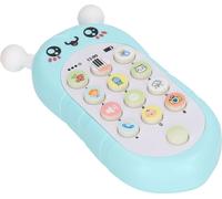Jouet Téléphone Bébé Multifonctions HoneyBee Style Aid Sleeping Music Battery Battery Powered Cell for Early School Game Green with Lanyard