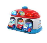 Jouet - TINY TEAMSTERZ - TUMBLERS LAUNCH GARAGE - Rouge - Plastique - À monter soi-même