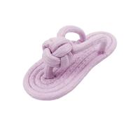 Jouet tissé confortable pour petits chiens à mâcher, favorise la santé bucco-dentaire, facile à laver, jouet de dentition léger