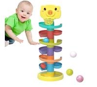 Jouet tour à billes - Ensemble de rampe à pile tourbillonnante | Jeu d'activité d'apprentissage coloré et créatif, Durable, pour le développement de l'enfant, coordination des capacités motrices, dive