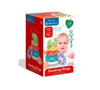 Jouet - Clementoni - Tour Colorée Pyramide Montessori Cercles Baby Puzzle - 100% Recyclé - A Partir De 6 Mois