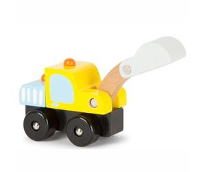 Jouet Tractopelle jaune en bois Small foot by Legler®