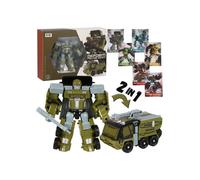 Jouet transformateur ROBOT + CARTES, véhicule militaire robot 2en1, jouet TRANSFORMERS pour enfants 3+ MEGA CREATIVE