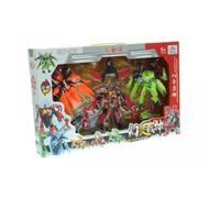 Jouet - Transformers Rescue Bots - Set de 3 robots transformables - Rouge - Enfant - Garçon - 14 ans - Piles