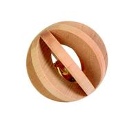 Jouet - TRIXIE - Balle en bois - Diamètre 6 cm - Pour lapin et rongeurs - Avec clochette