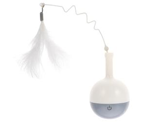 Jouet Tumbler Électrique pour Chat, Distributeur de Nourriture, 1 Pièce | Abs, Pp, Pvc et Métal, Forme Renversante, Usage pour Jeux Actifs, Réduit L’ennui