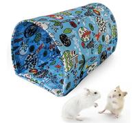 Jouet tunnel pour hamster, tunnel pour petits animaux, tunnel pliable pour petits animaux, tunnel portable pour cacher et se reposer des hérissons, écureuils, hamsters, furets et hérissons chinchilla
