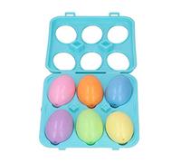 Jouet œuf Assorti de Forme Colorée pour Cadeau de Pâques et Jouet éducatif pour Enfants, Développe la Pensée Logique et la Coordination œil-Main, Matière Plastique Sûre, à Partir de 3 Ans,