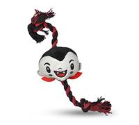 Jouet universel en corde Dracula de 30,5 cm pour chiens | Little Monsters Dracula Rope Tug Toy pour chiens | Jouet de film d'horreur de vampire pour tous les chiens, produits officiels universels pour