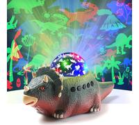Jouet Veilleuse Dinosaure, Lampe Dinosaure Peut Ramper, Veilleuse Dinosaure Etoile Projection Avec 12 Types De Bruit Blanc, Veilleuse Enfant Projecteur Pour 2-10 Ans Garçons Et Filles Cadeau Noel