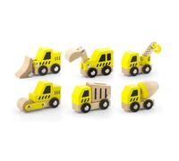 Jouet - VIGA - Engins de construction - 6 pièces - Bois - À partir de 3 ans