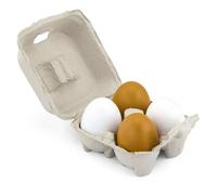 Jouet - Viga Toys - Oeufs en bois - Marron - 4 pièces