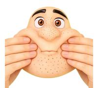 Jouet Visage pour Extraction de Boutons Visage en Silicone Réaliste