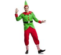 Jouet - Viving - Déguisement D'elfe - Bonnet, Chemise Avec Ceinture Et Pantalon - Taille Xxl - Multicolore